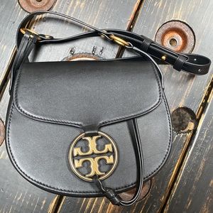 Tory Burch Miller Gold Logo Crossbody